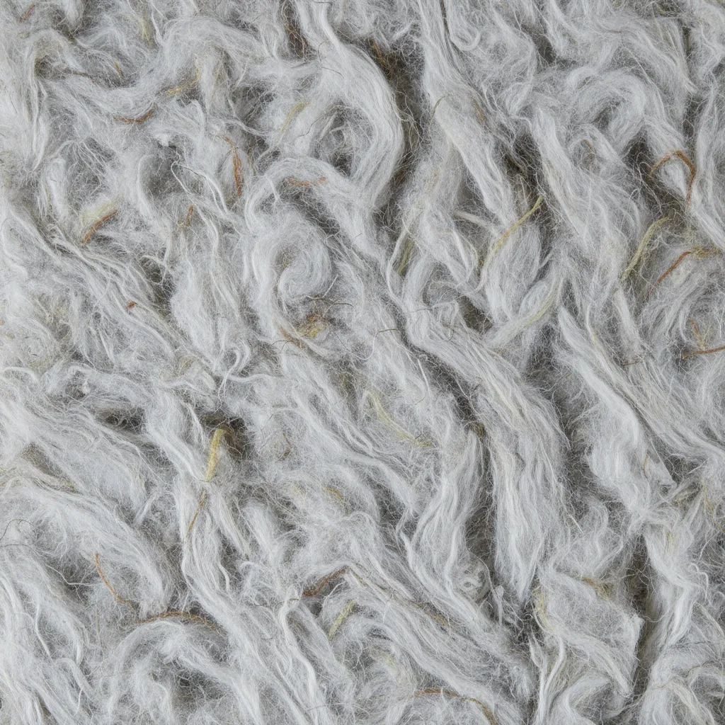 Detalle de textura de panel de lana de roca aislante