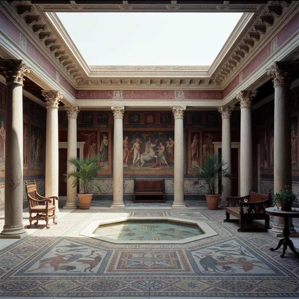 Cómo decoraban los romanos los interiores de sus casas
