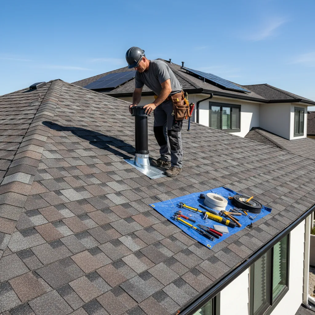 Plumbing Vent Caps in Professional Roofing and Plumbing Projects