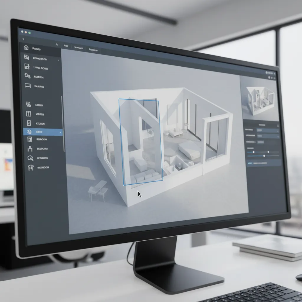 Planificación digital de distribución de habitaciones