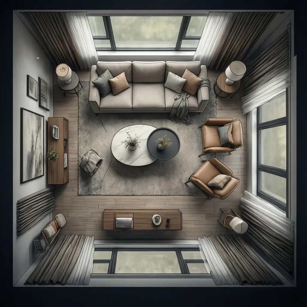 top view floor layout planning for budget friendly casa decor furniture arrangement