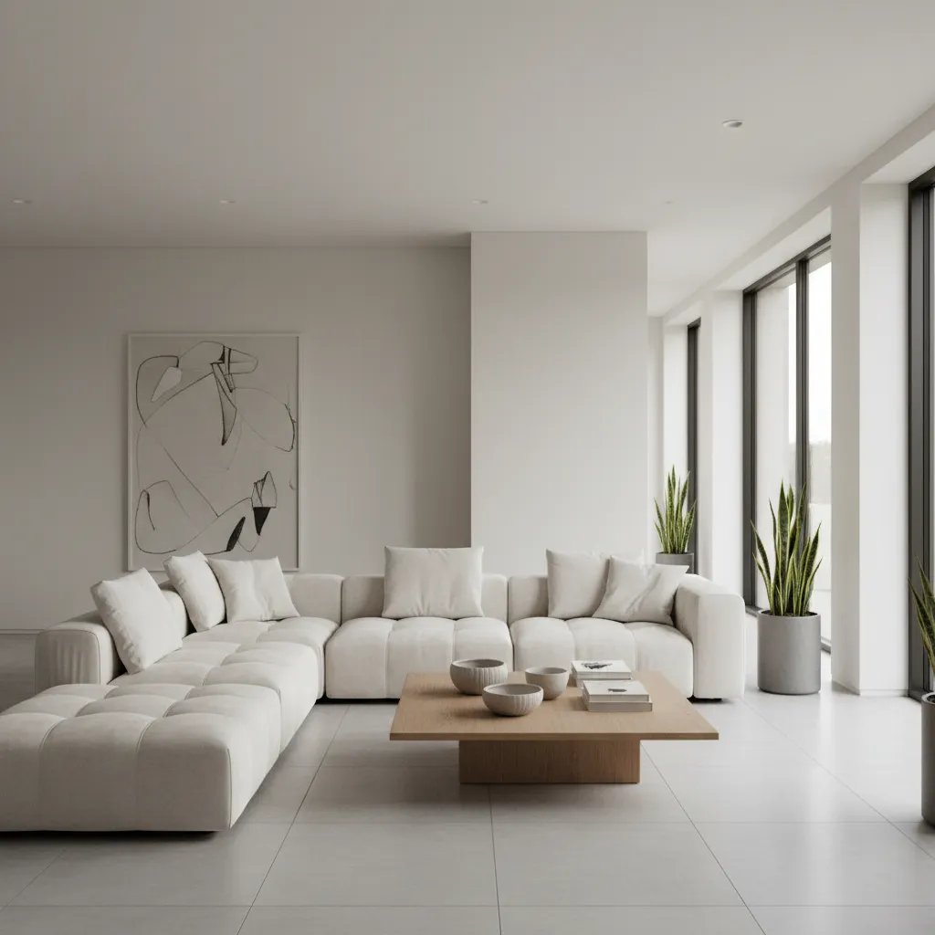 sofa blocking wall making floor plan detection harder