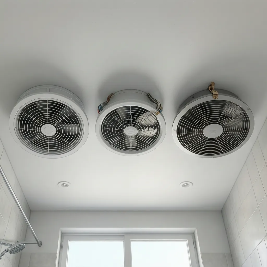 Round Bathroom Fan Cover Types: Spring Clips vs Twist Lock vs Magnetic