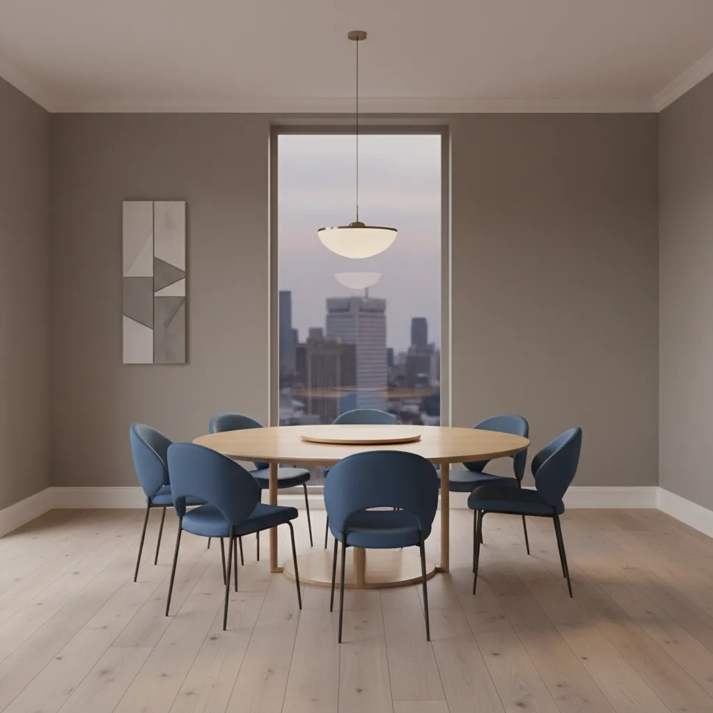 Balancing Table Shape with Chair Design