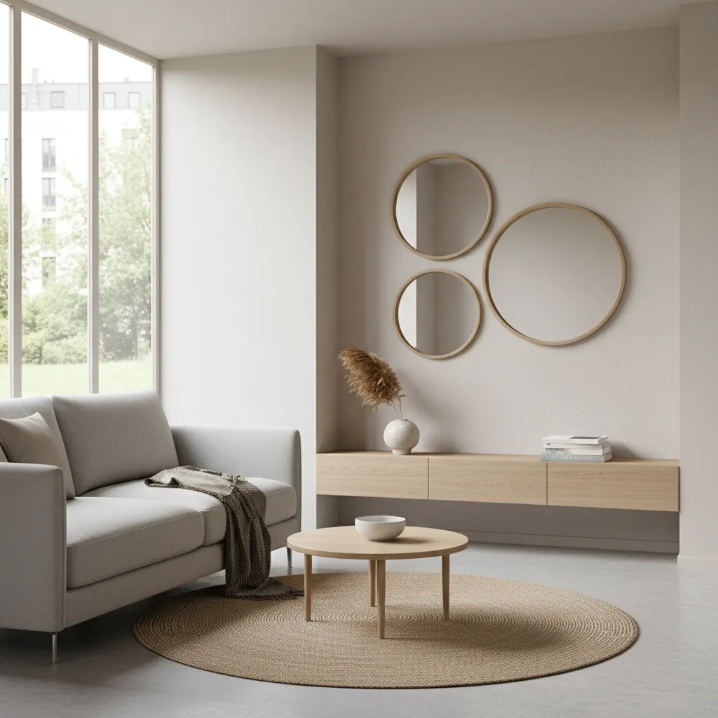How to Optimize Round Mirror Layouts for Small Walls