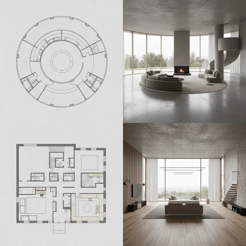 Round Floor Plans vs Traditional Rectangular Layouts: Key Design Differences
