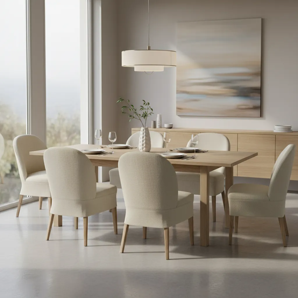 How to Choose the Best Fabric for Rounded Back Dining Chair Slipcovers