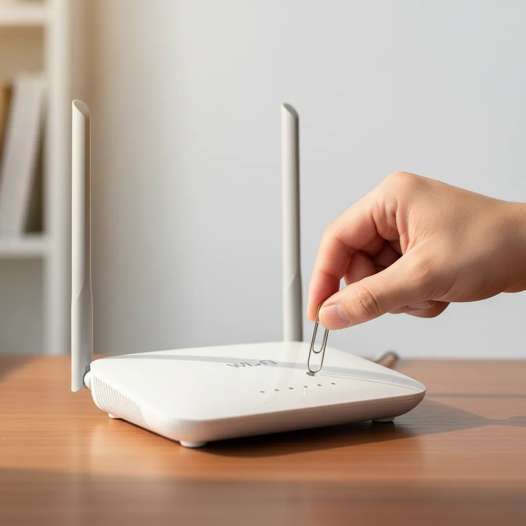 Resetting the Router to Factory Settings