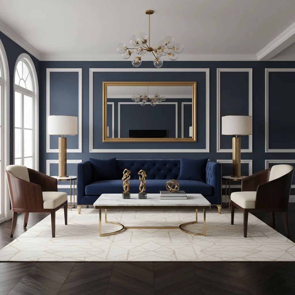 5 Royal Colour Combinations for Living Room