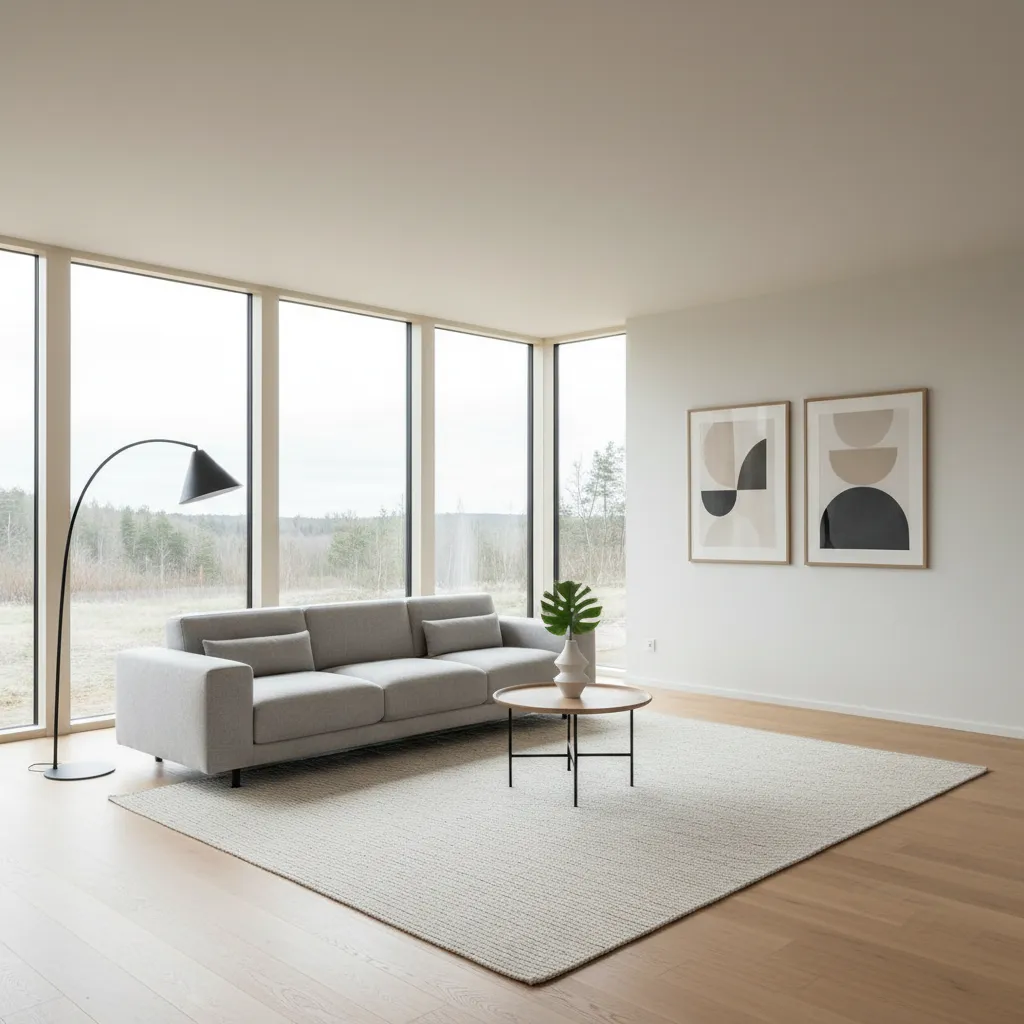 Ruang tamu minimalis dengan konsep ruang terbuka