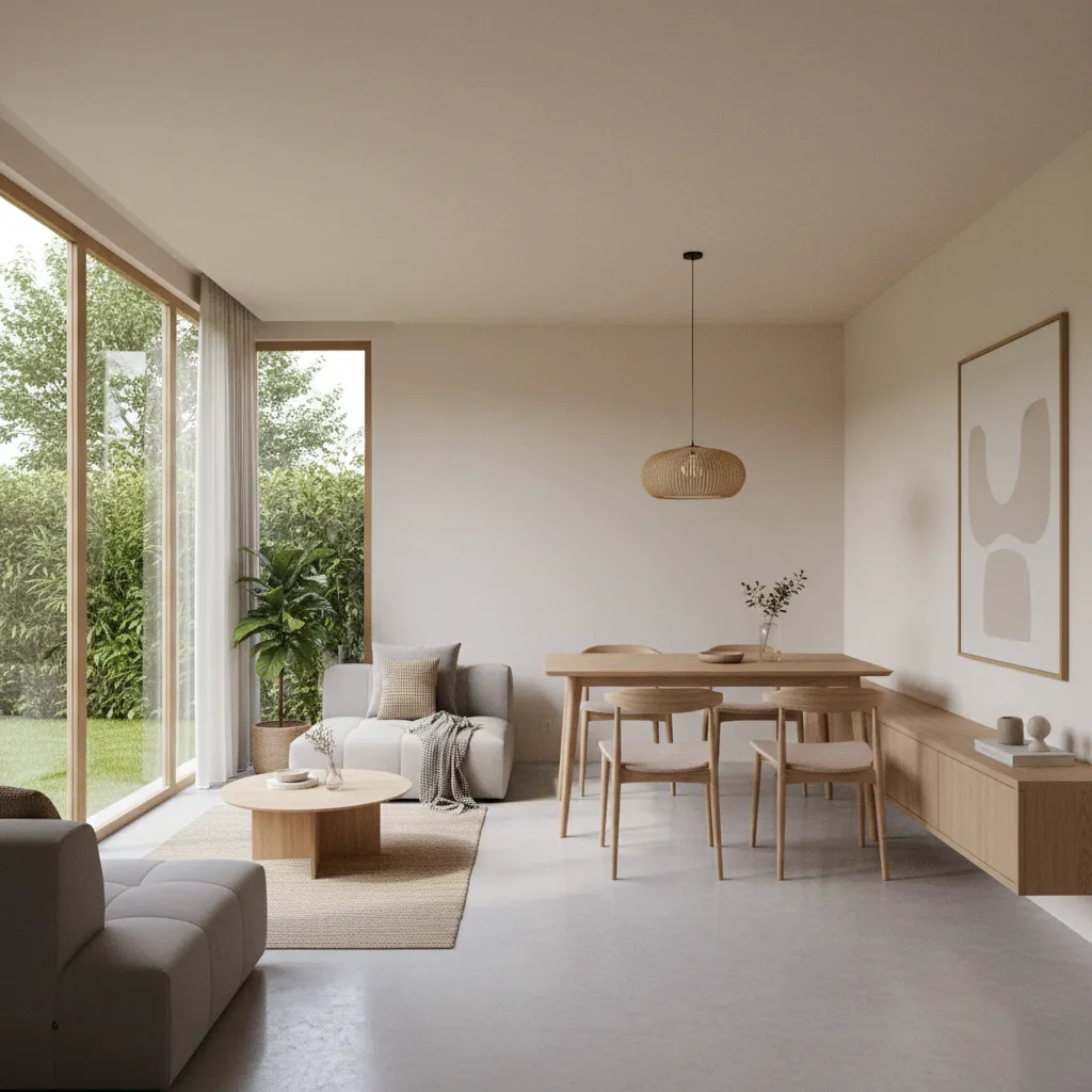 Ruang tamu rumah kecil konsep open space