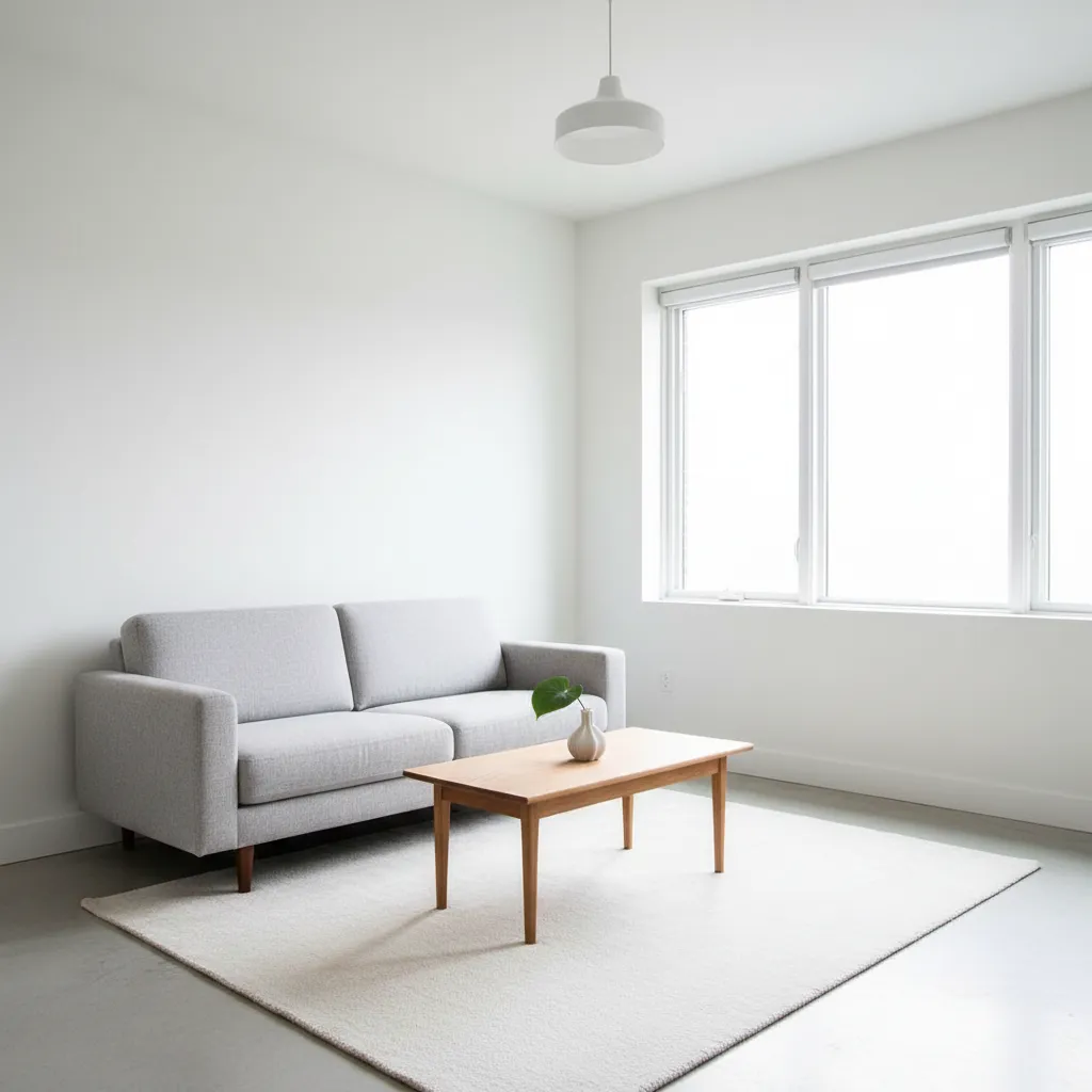 Ruang tamu kecil pada rumah minimalis