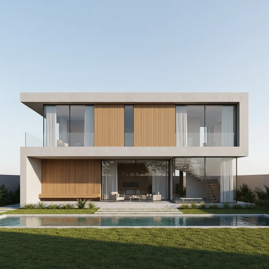 Contoh rumah dua lantai di lahan 15x20