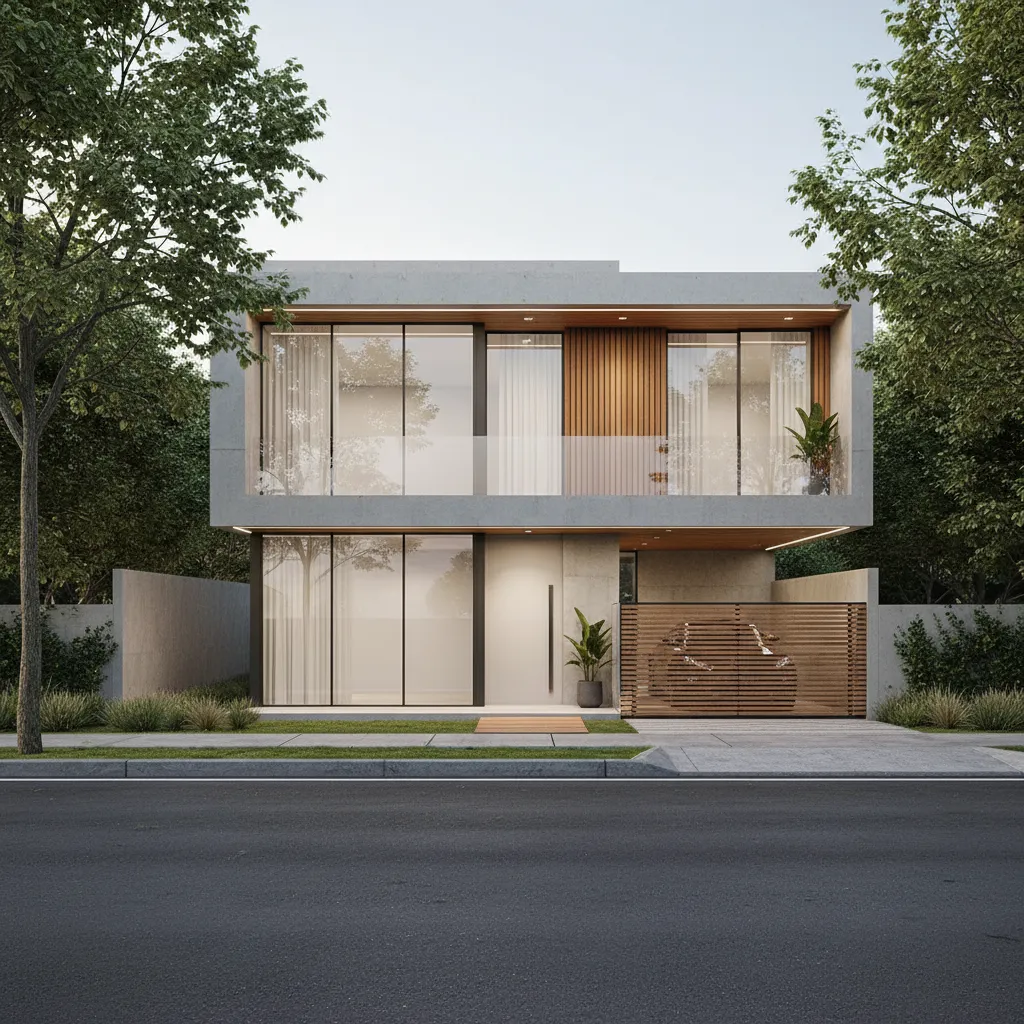 desain rumah dua lantai lebar 7 meter