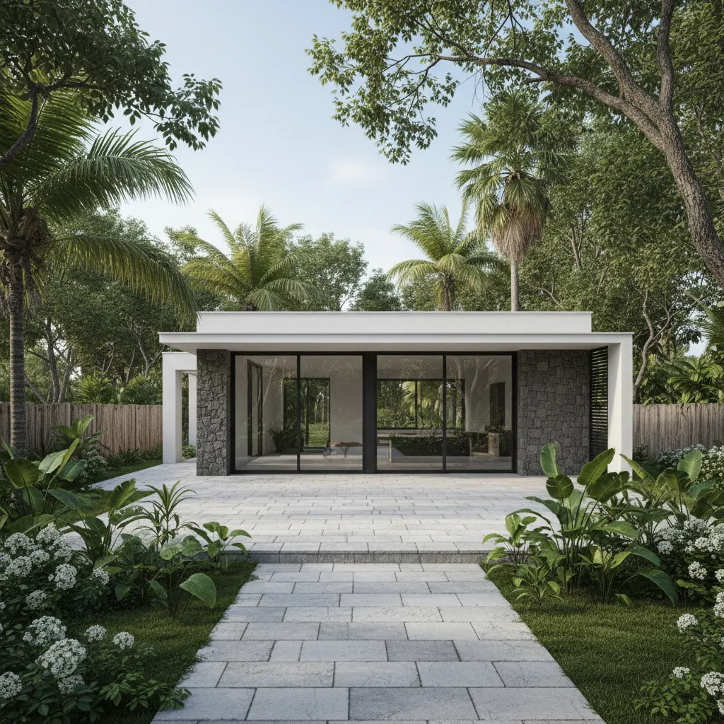Desain Rumah Sederhana di Kampung Cantik dan Mewah