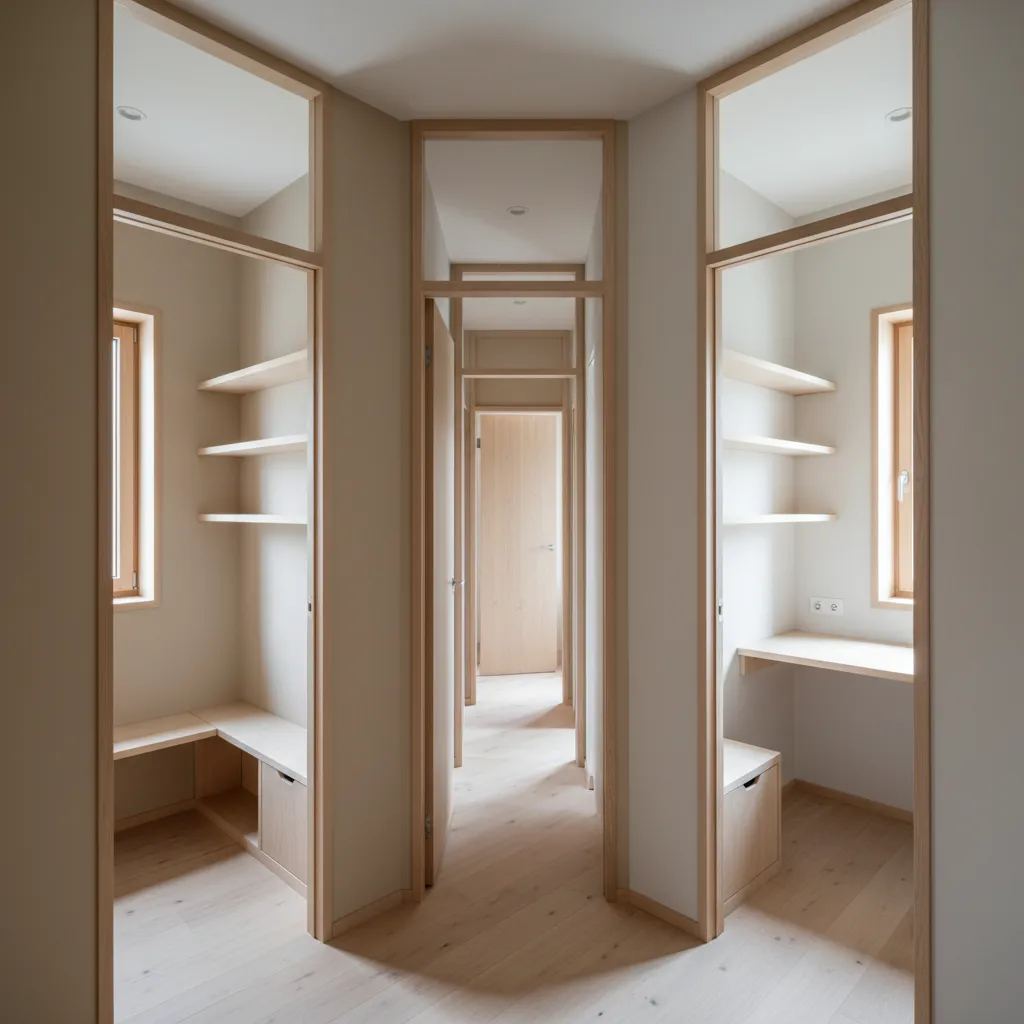 Contoh rumah kecil dengan terlalu banyak sekat ruangan