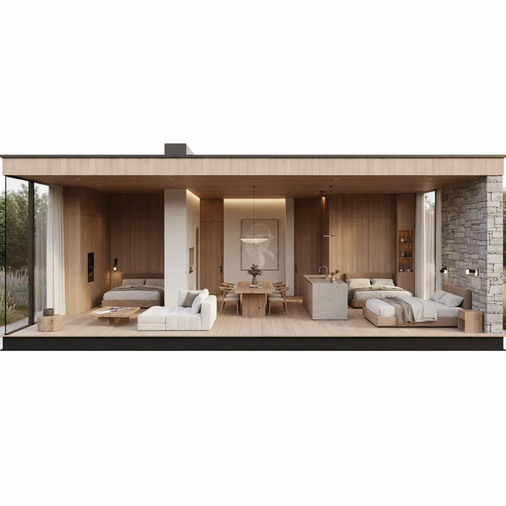 Rumah minimalis satu lantai dengan tata ruang modern