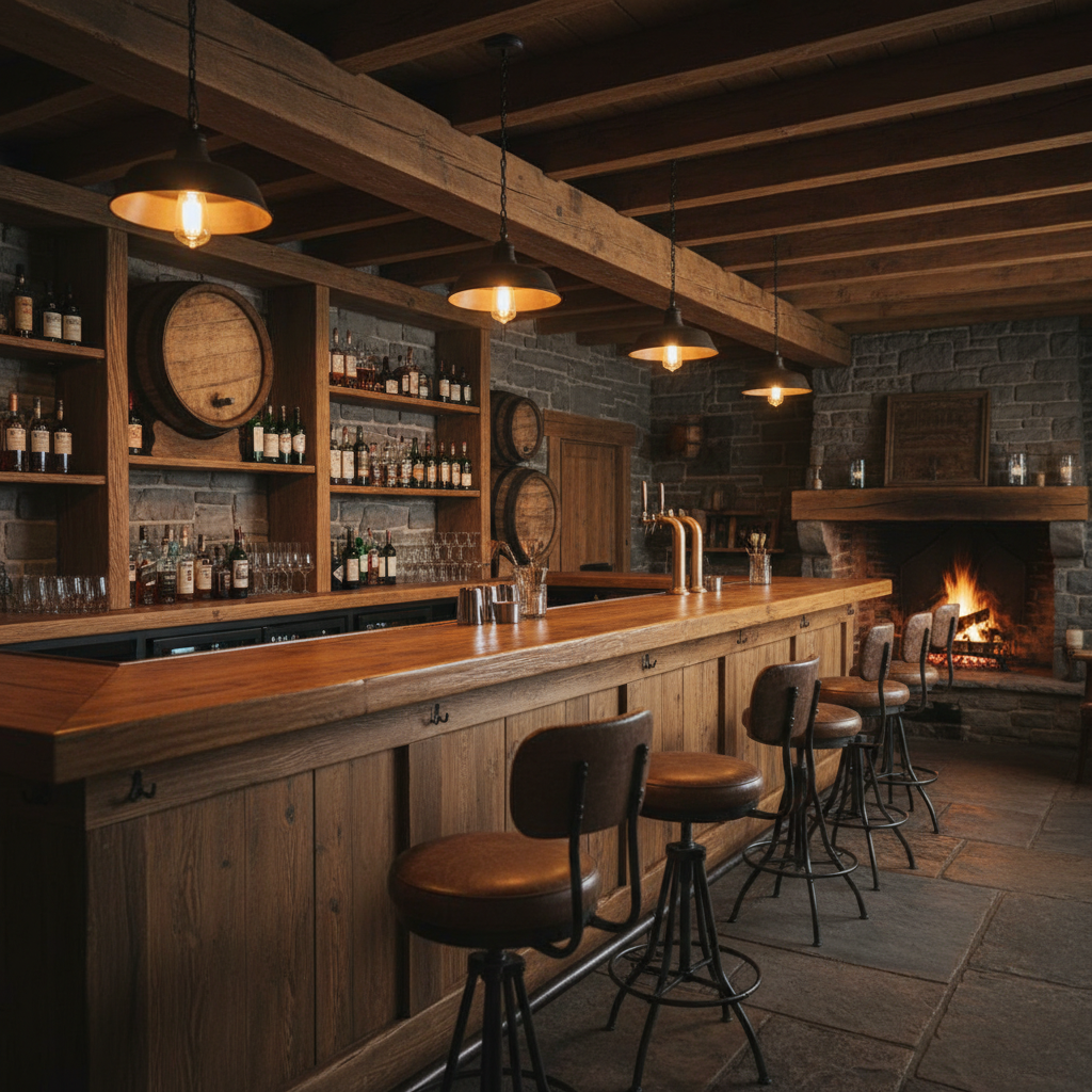 Diseño y decoracion de interiores bares rusticos