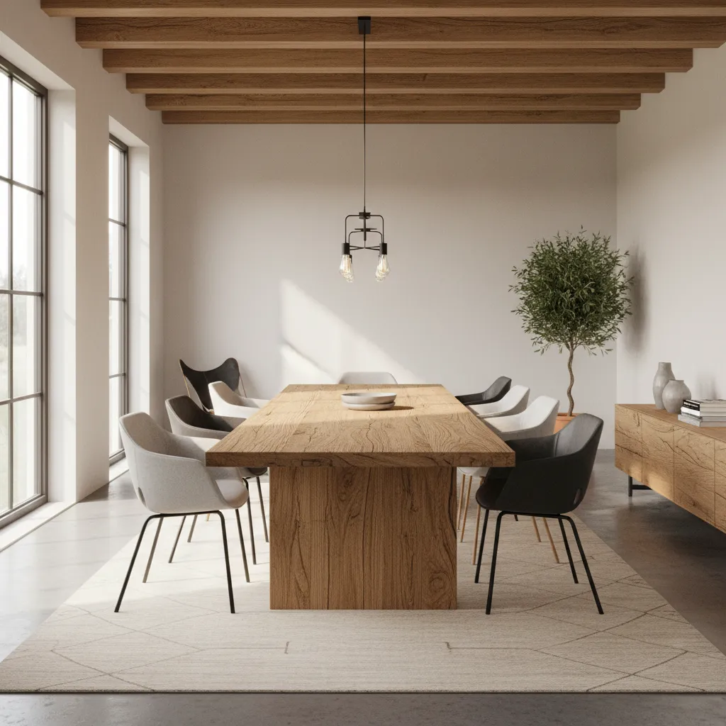 How Rustic Farmhouse Dining Tables Are Used in Interior Design and Restaurants