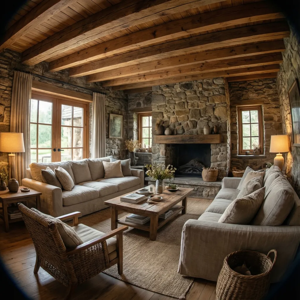 Decoración interior de casas rústico: guía práctica