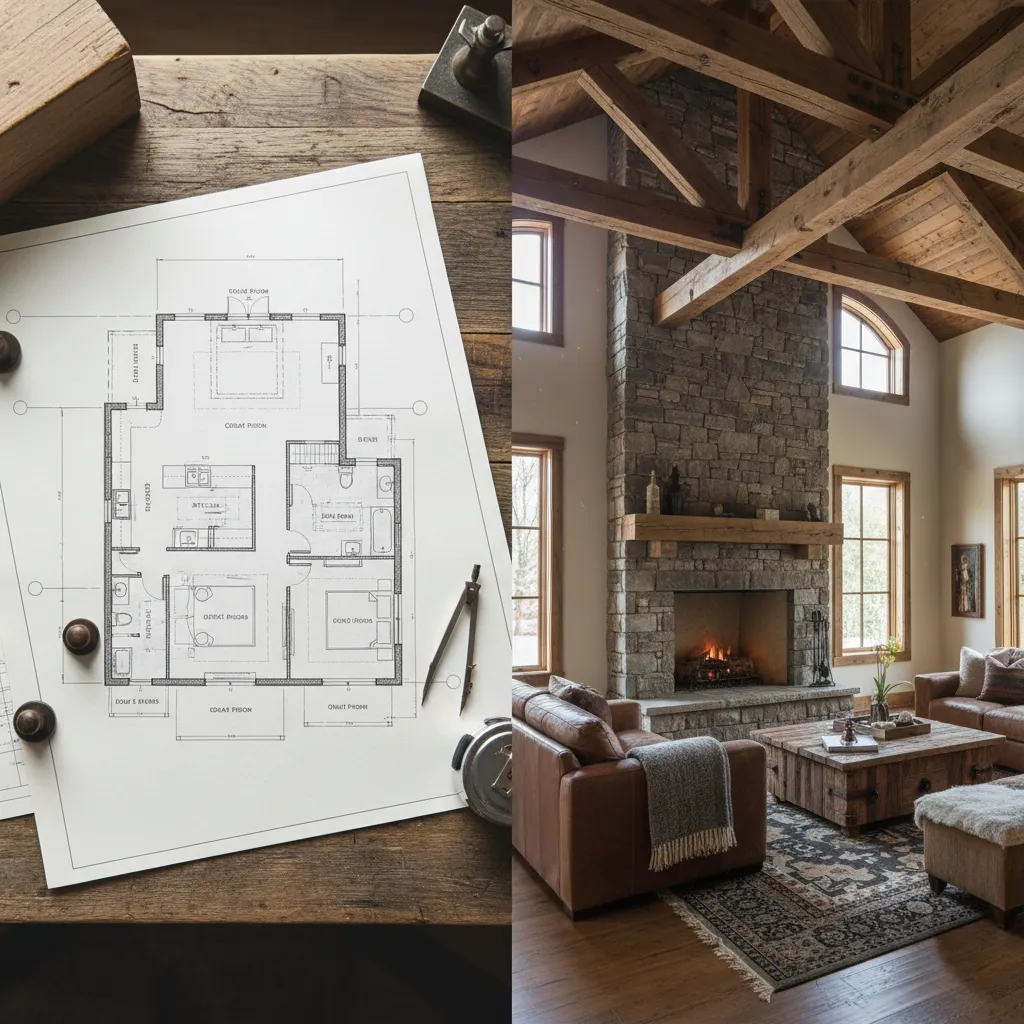 Diseño de casas rústicas con planos: guía práctica