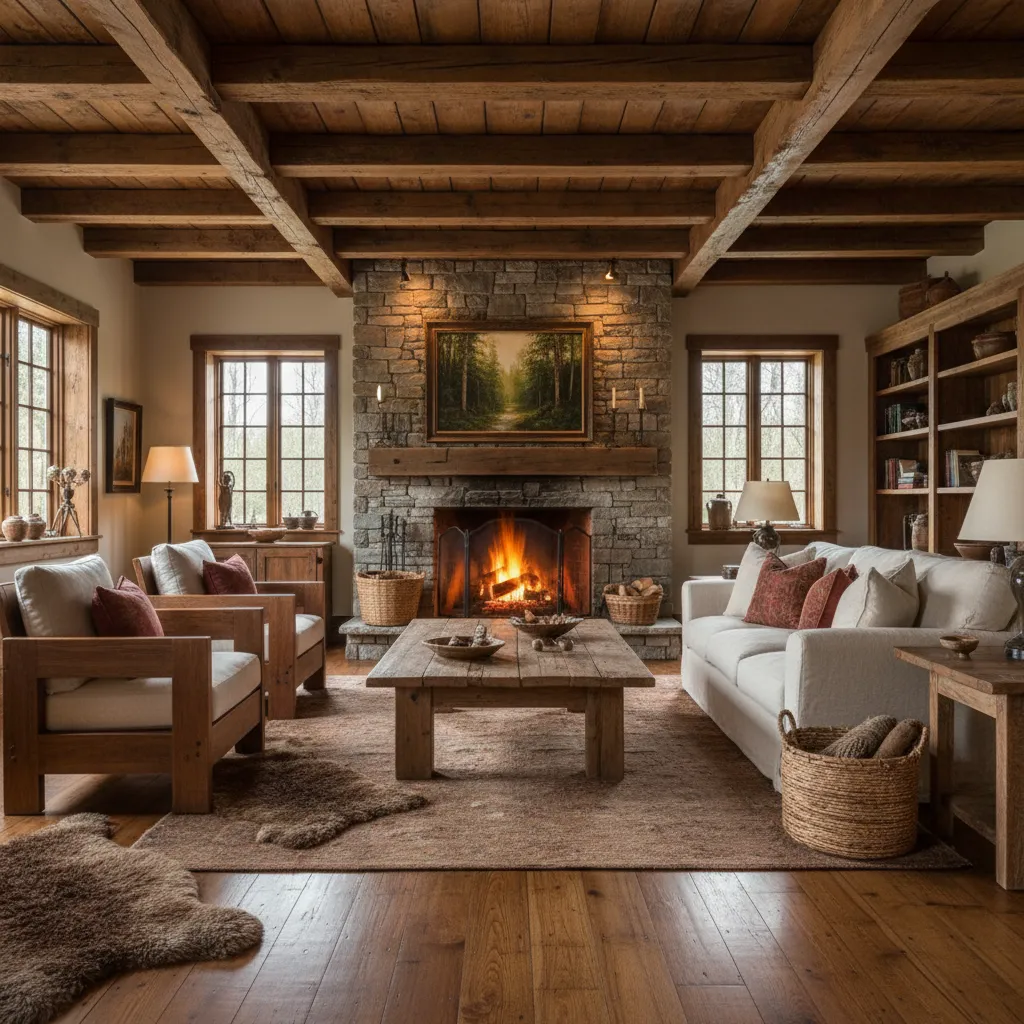 Diseños de interiores de estilo rústico: ideas y guía