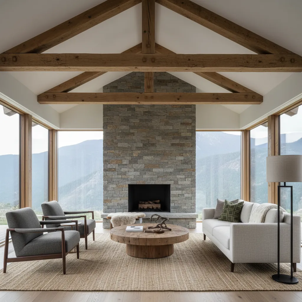 Decoración de interiores rústicos modernos: guía real