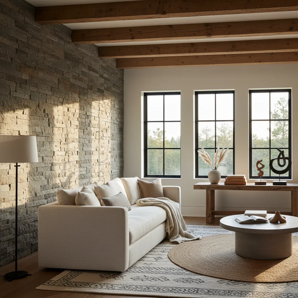 Diseño de interiores casas rústicas modernas