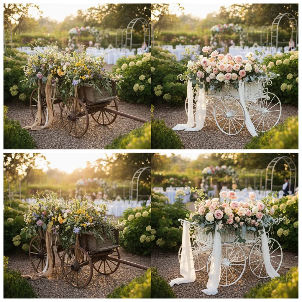 Rustic vs Elegant Wedding Wagon Decorations: Which Style Fits Your Wedding Theme?