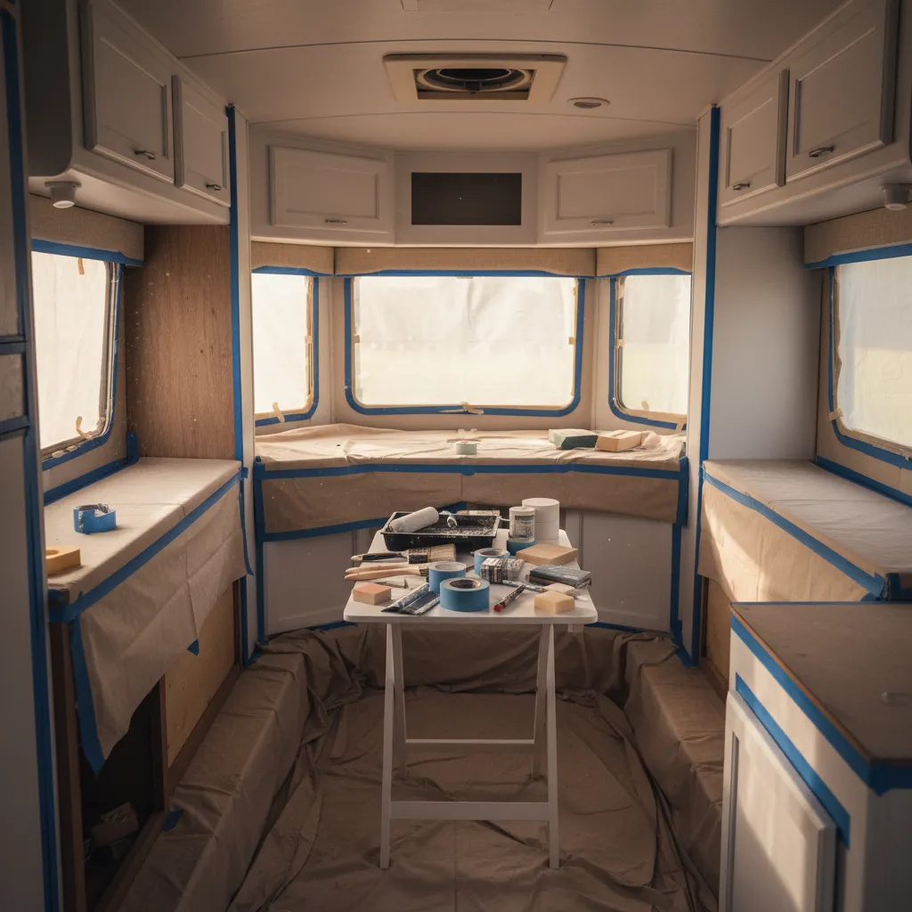 RV Interior Painting Tools and Materials Checklist