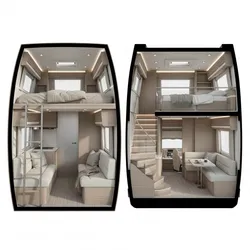 RV With 2nd Floor vs Double-Decker RV Key Design Differences