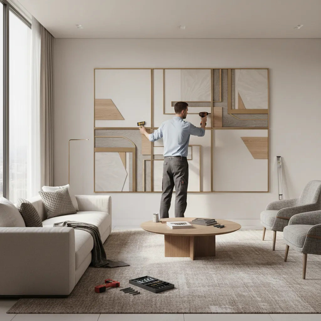 Safety and Wall Damage Risks When Installing Large Decorative Wall Pieces