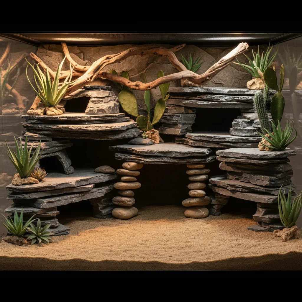 Safe Materials for Wild-Style Leopard Gecko Tank Decor: A practical guide to choosing rocks, wood, and plants that look natural while keeping leopard geckos safe