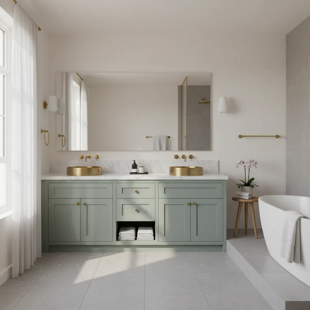 10 Sage Green Bathroom Decor Ideas for a Calm Modern Space