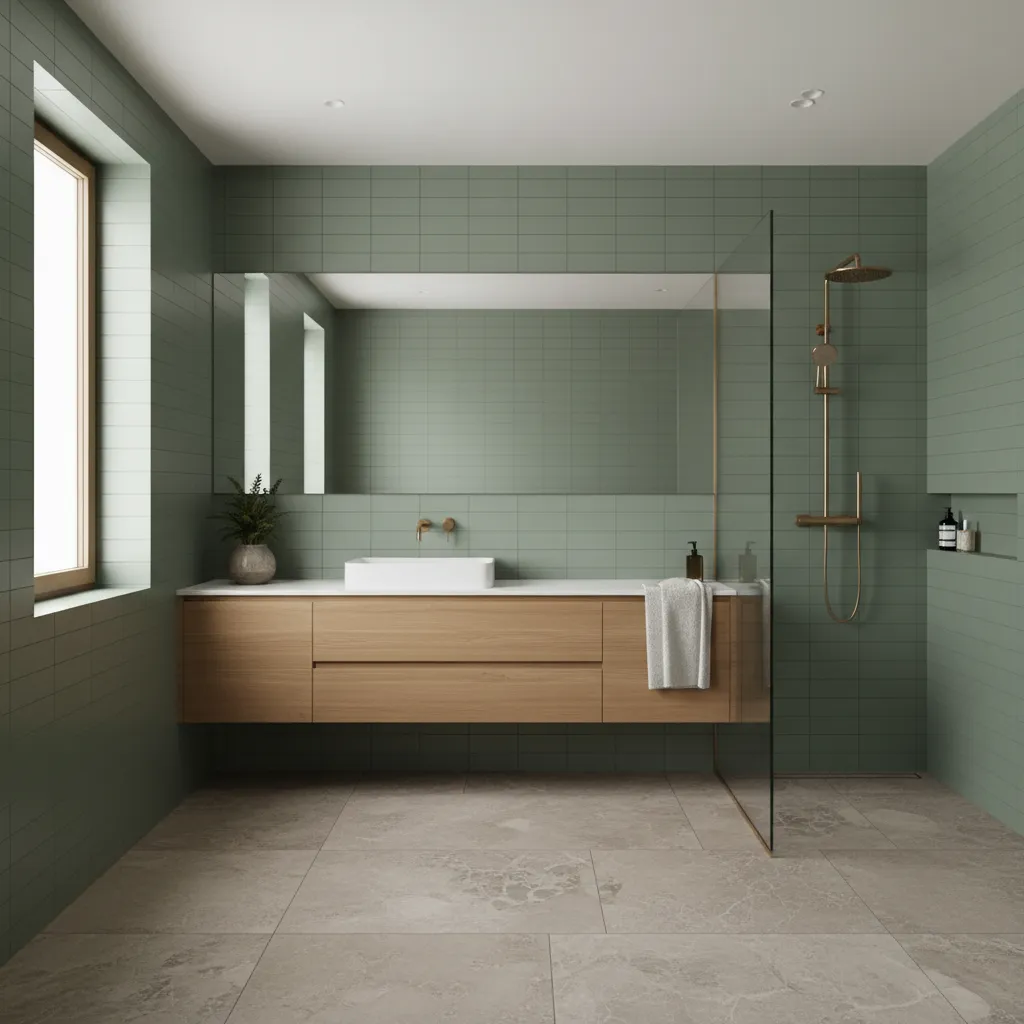 Sage Green Bathroom Tiles Ideas That Make Your Space Shine