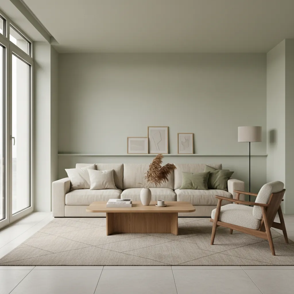 Best Furniture Colors for a Light Sage Green Living Room