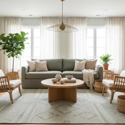 How to Layer Textures in a Sage Green Living Room for a Designer Look