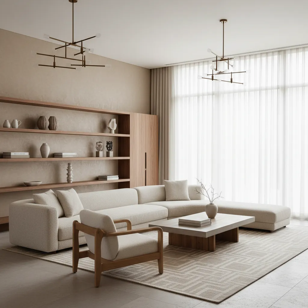 Salón contemporáneo: interiorismo con muebles de diseño