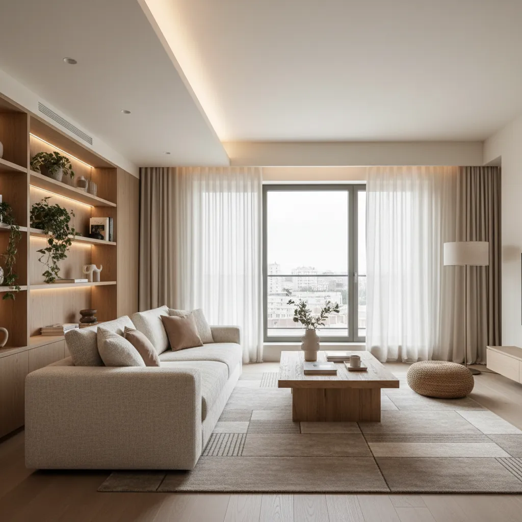 Diseño interiores de salones modernos en pisos