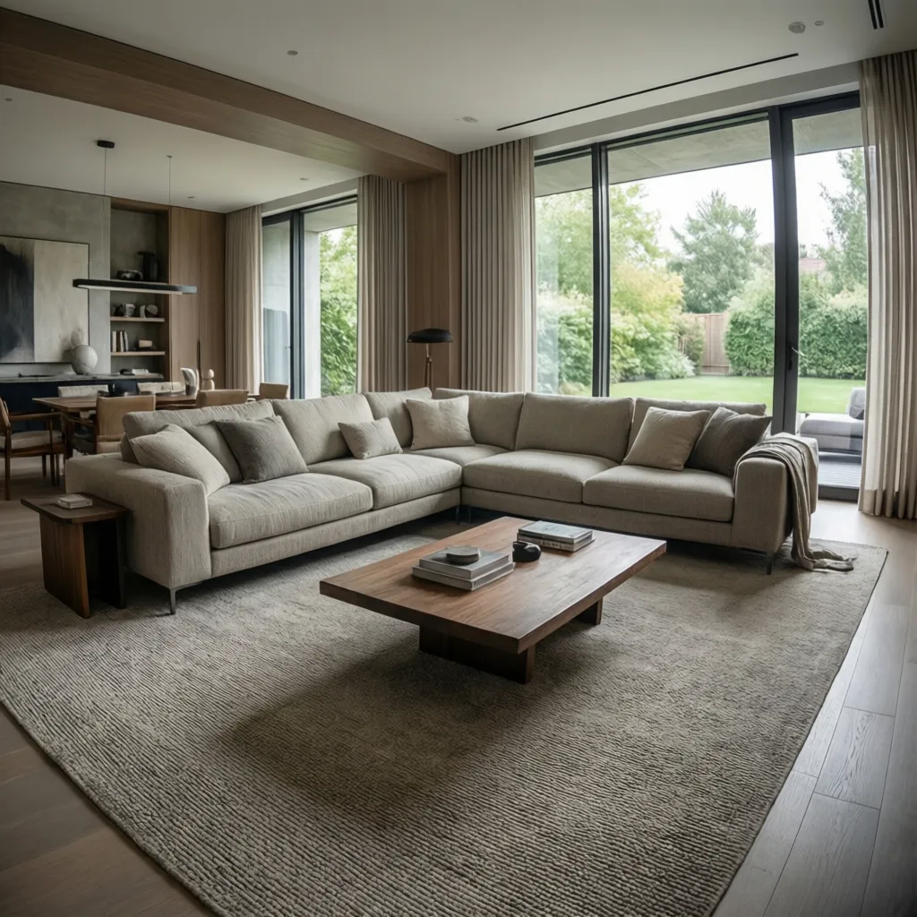 Decoración y diseño de interiores: salones con sofá de esquina