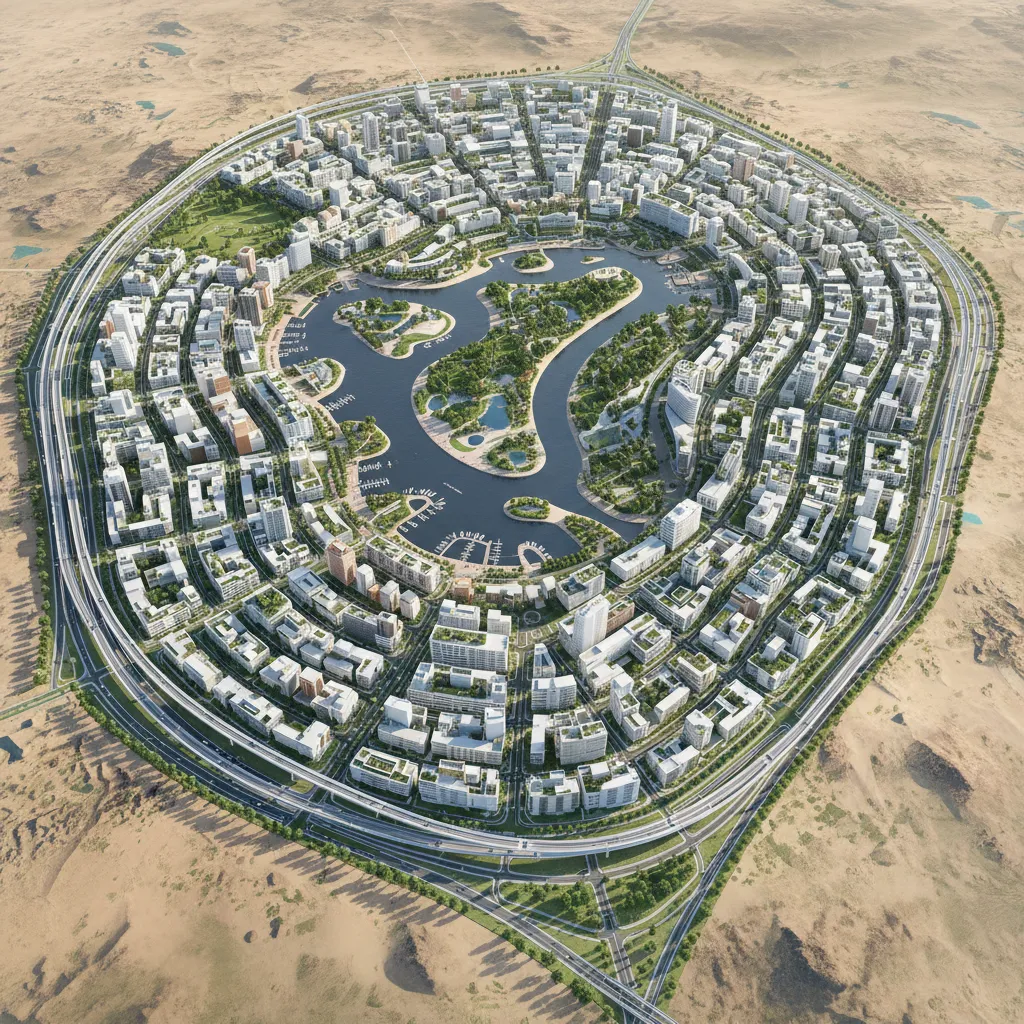 Large scale masterplan visualization for Saudi mega project urban planning