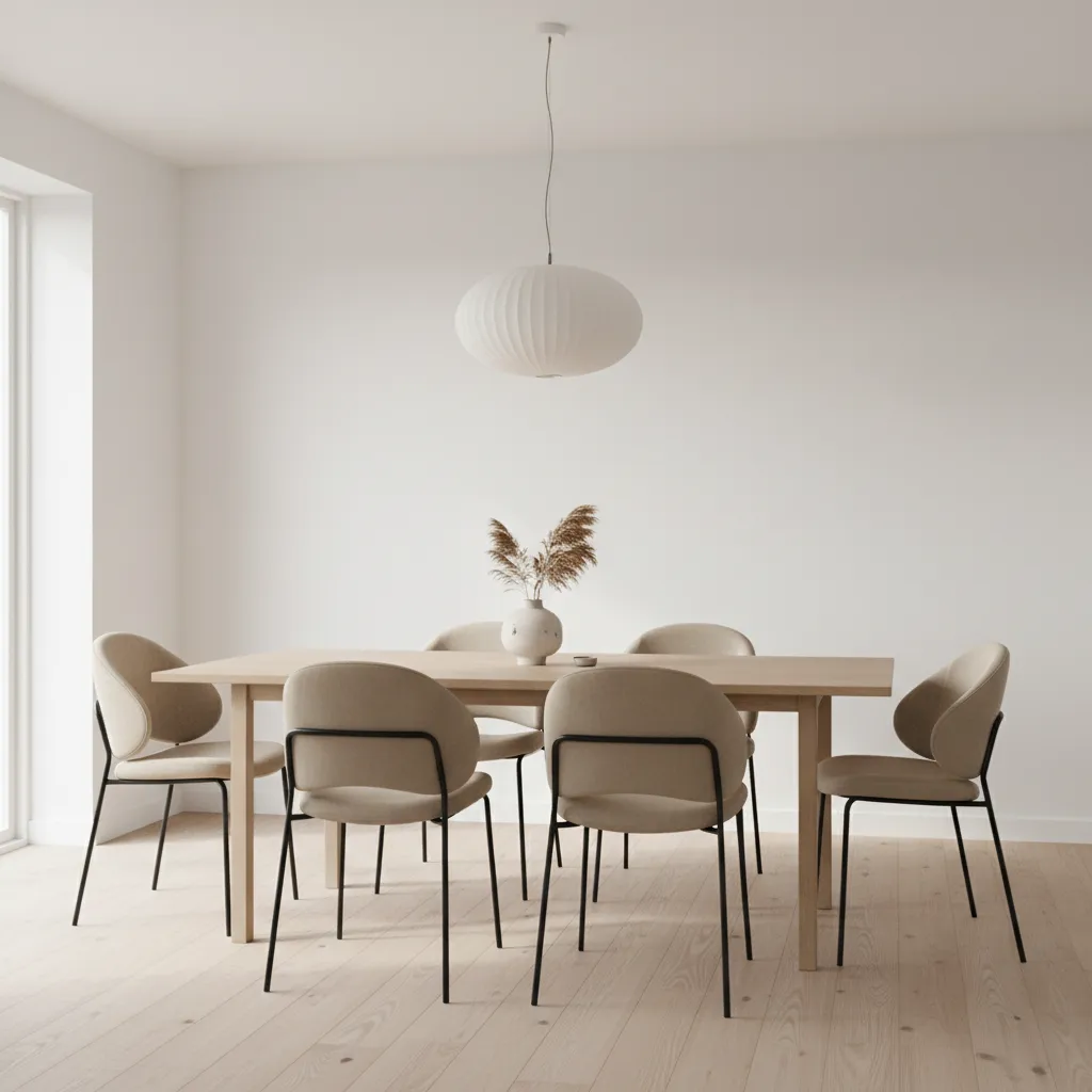 Using Black Legs in Scandinavian and Minimalist Interiors