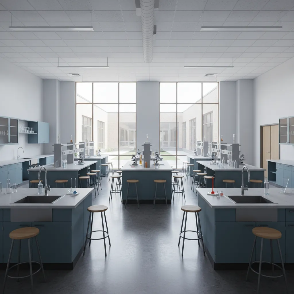 Floor Plan Science Lab Layout Design