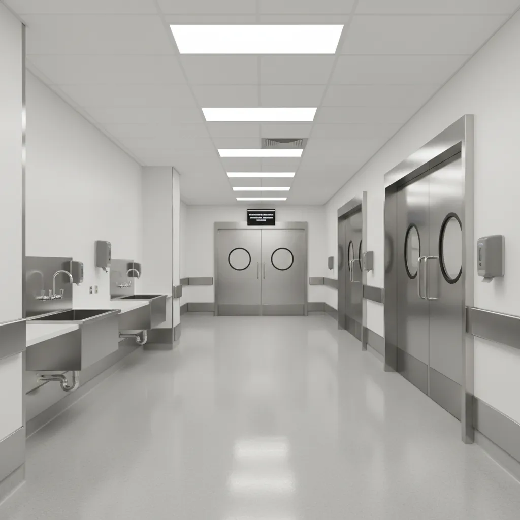 Reducing Congestion Between Scrub Areas and Operating Rooms