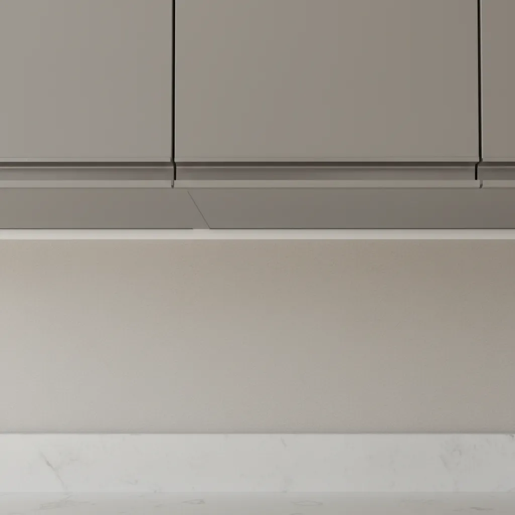 kitchen cabinet installation with sealed wall gaps preventing pests