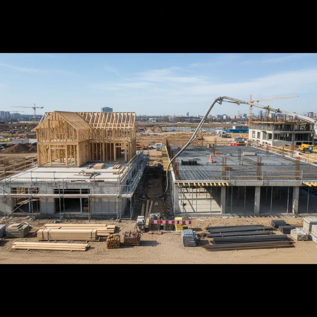 How Second Floor Concrete Slabs Are Built in Residential vs Commercial Construction: A practical look at how elevated concrete slabs differ between homes and commercial buildings—from structure and crews to real‑world construction methods.
