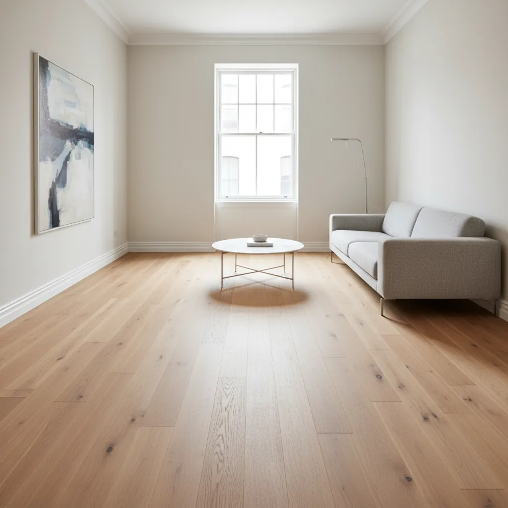 example of second floor sagging slightly in the middle of a residential room