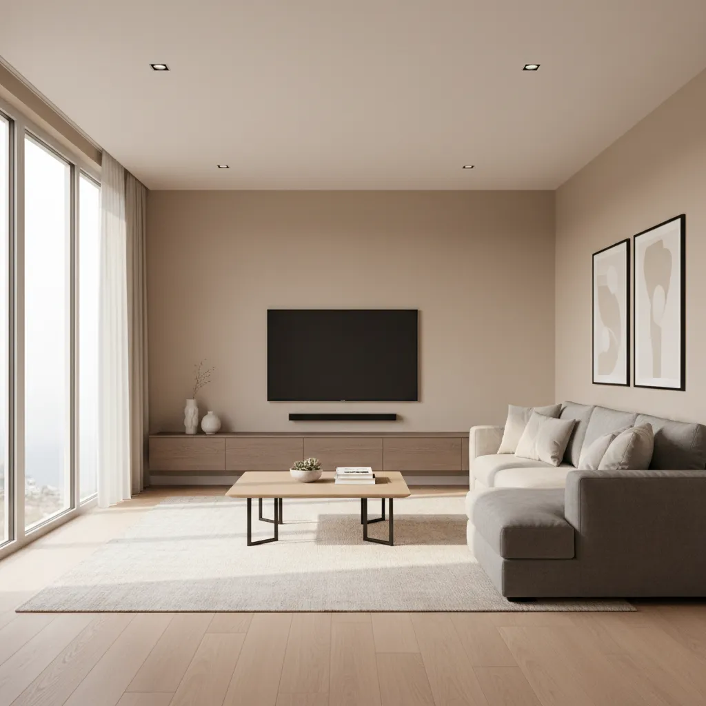 corner sectional sofa layout in medium living room