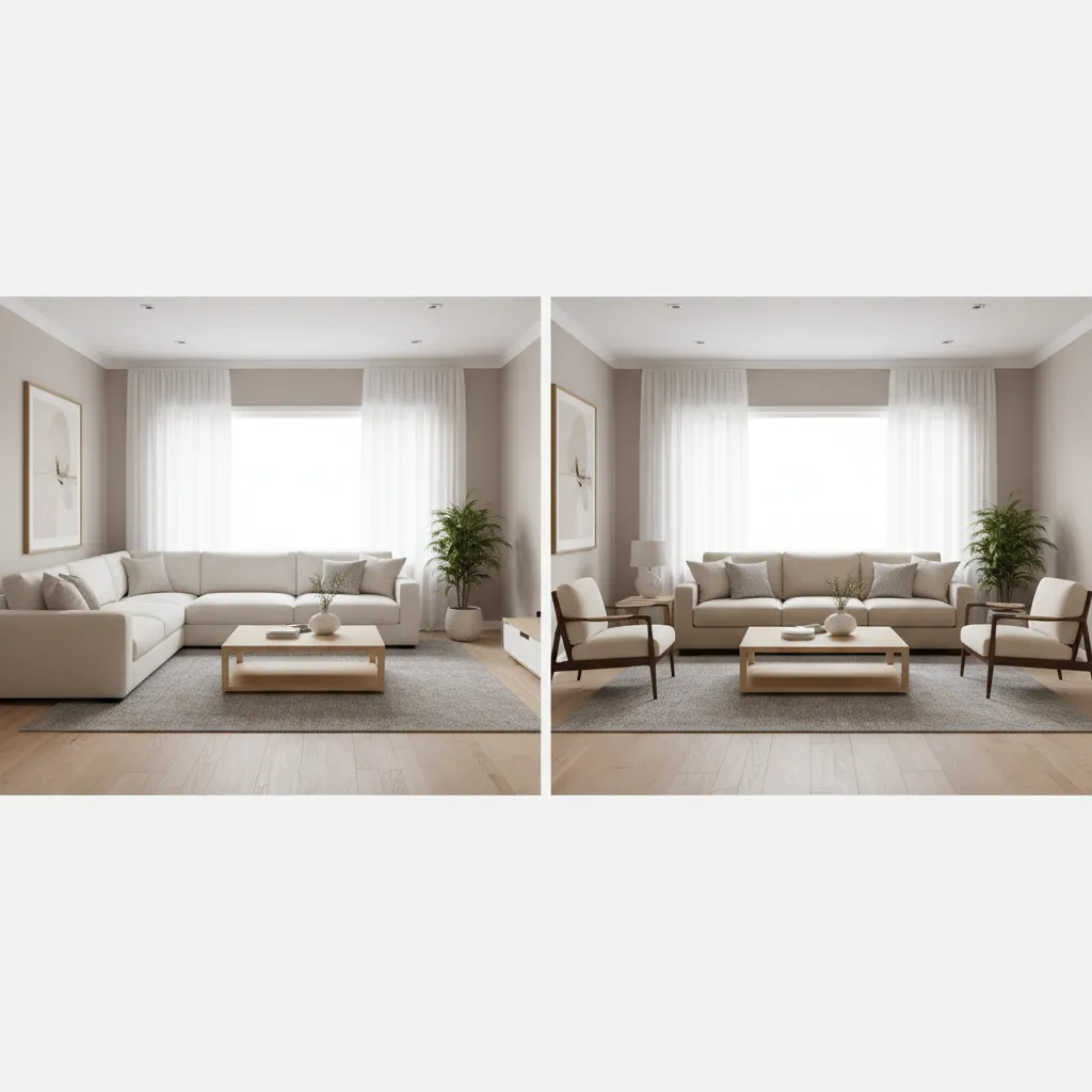 Sectional vs Sofa Layouts in a 14x20 Living Room