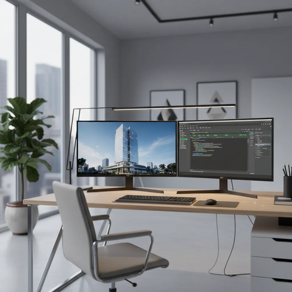 Secure professional workstation used for 3D rendering and software verification